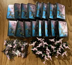 Lot Of 16 Pokemon Prismatic Evolutions Figure Collection Sleeves Pin & Figurine - Image 1
