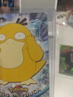 1999 Topps Pokemon Animation Series 1 Psyduck #54 Blue Logo Non Holo (Damaged) - Image 3
