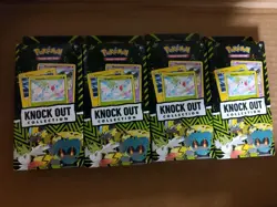 4 Pokemon Knockout Collection Boxes Sealed - Image 1