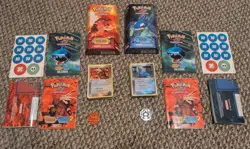 Lot 2 Pokemon TCG Team Aqua Magma Theme Deck 100% Complete Aggron Walrein Holo - Image 1