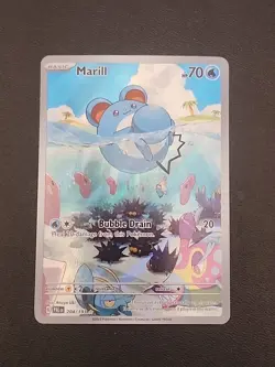 Marill - 204/193 - Illustration Rare Pokemon Paldea Evolved - NM B1 - Image 1