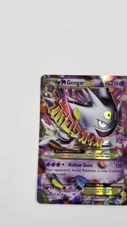 Pokemon XY M Mega Gengar EX XY166 Holo Extended Art Black Star Promo LP - Image 2