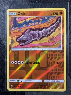 Onix 109/214 Reverse Holo SM Lost Thunder Pokemon TCG - Image 1