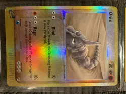 Onix Reverse Holo Pokemon TCG (EX Sandstorm 71/100) Ungraded, Lightly Played - Image 1