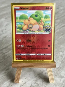 Pokemon TCG Numel (Peelable Ditto) 013/078 Pokemon GO Reverse Holo (English) -NM - Image 1