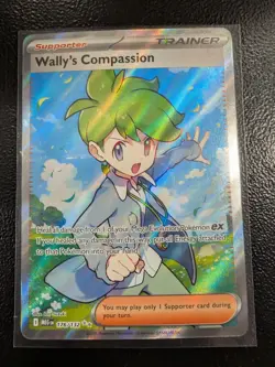 Wally's Compassion 176/132 Full Art Ultra Rare - Pokemon TCG: Mega Evolution NM - Image 1
