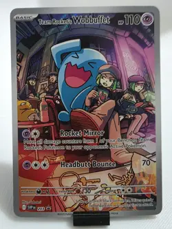Team Rocket's Wobbuffet Promo SV: Scarlet & Violet Promo Cards 203 NM - Image 1