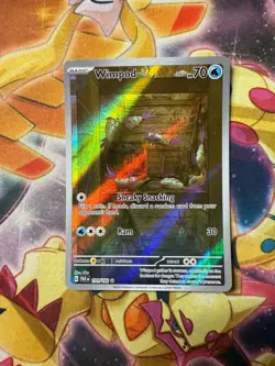 Pokemon TCG Wimpod Paradox Rift 191/182 Holo Illustration Rare Card NM Condition - Image 1