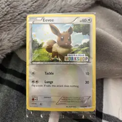 Build a Bear Pokemon Card Workshop Eevee Promo Trading 63/98 SEALED NEW - Image 3