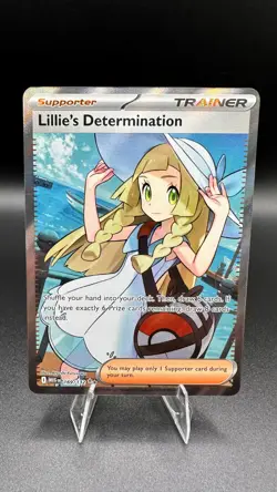 Pokemon Lillie's Determination 169/132 Mega Evolution Ultra Rare UR Card - Image 1