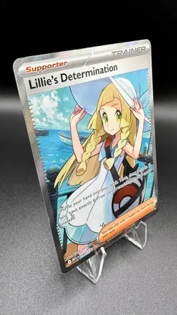 Pokemon Lillie's Determination 169/132 Mega Evolution Ultra Rare UR Card - Image 2