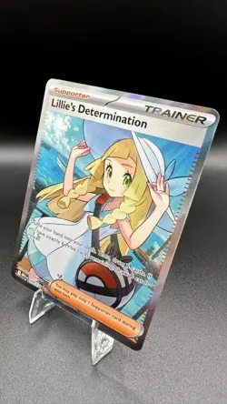 Pokemon Lillie's Determination 169/132 Mega Evolution Ultra Rare UR Card - Image 3
