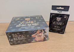 VCard TCG Rising Stars 1st Edition Booster Box VTuber NEW SEALED + Card Sleeves - Image 1