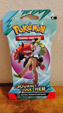 TCG Journey Together Sleeved Booster Pack - Factory Sealed Pokemon - Image 1