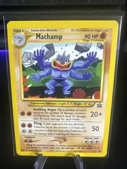 Pokemon TCG Machamp 43 Black Star Promo - Image 1