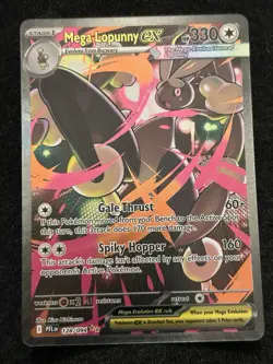 Mega Lopunny ex 128/094 2025 Me02: Phantasmal Flames Holo SIR Pokemon TCG - Image 1