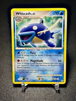 Pokemon TCG Mysterious Treasures Whicash 40/123 Regular Rare - LP - Image 1