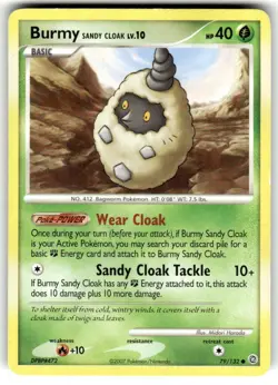 Burmy 79/132 Common Pokemon Secret Wonders - Image 1