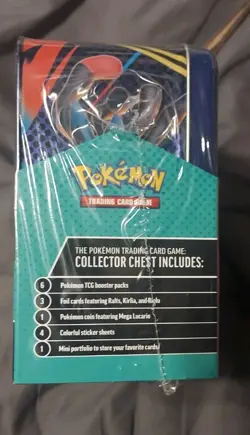 Pokemon TCG, 2025 Mega Evolution Fall Collector Chest Lunch Box Tin - Image 5