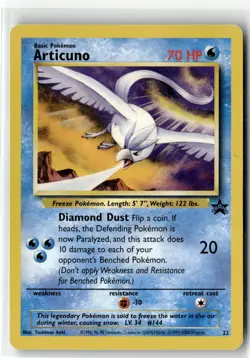 Articuno ? 22 Promo Wizards Black Star Promos 1999 Pokemon NM/LP - Image 1