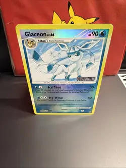 Pokemon TCG Glaceon Reverse Holo Rare Platinum Stamped Majestic Dawn 20/100 LP - Image 1
