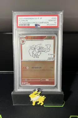 PSA 10 Flareon 065/SV-P YU NAGABA Pokemon Center Promo Japanese Pokemon - Image 4