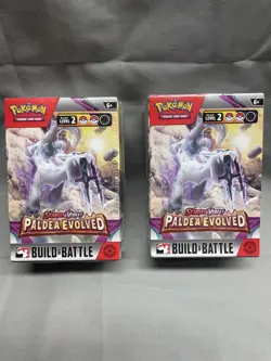 2x Pokemon TCG Paldea Evolved Build and Battle Box, Sealed 2 boxes - Image 1