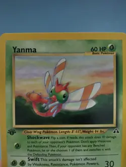 Pokemon 1st Edition Yanma - 36/75 - Neo Discovery Non Holo Rare Vintage -LP - Image 4