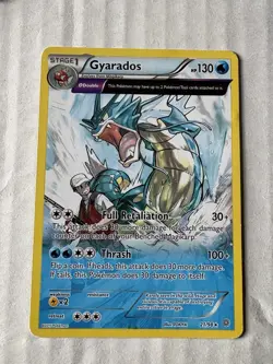 Pokemon Gyarados 21/98 Ancient Origins Full Art Non Holo Mp Dmg - Image 1