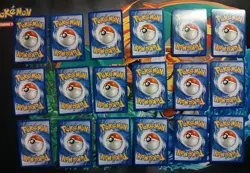 Pokemon TCG Vintage Reverse Holo Lot Of 38 Stamped - Image 2