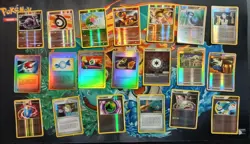 Pokemon TCG Vintage Reverse Holo Lot Of 38 Stamped - Image 3