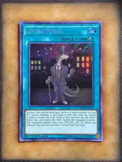 Yugioh Living Fossil BLRR-EN015 Secret Rare 1st Ed NM - Image 1