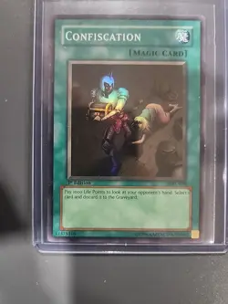 YUGIOH CONFISCATION MRL-038 1ST SUPER lp - Image 1