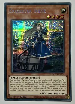 Exosister Irene MP23-EN254 (NM) Prismatic Secret Rare 1st Edition YuGiOh! TCG - Image 1