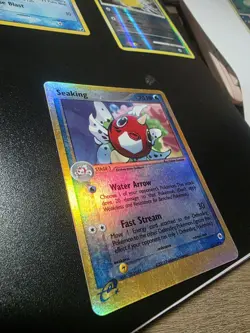 Seaking 21/109 NM EX Ruby and Sapphire Reverse Holo Rare Pokemon Card - Image 1