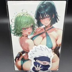 Fubuki/Tatsumaki Anime Waifu Card Doujin ACG Goddess Holo - Image 1