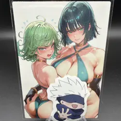 Fubuki/Tatsumaki Anime Waifu Card Doujin ACG Goddess Holo - Image 2