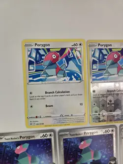 Lot of 10 Porygon Porygon2 Porygon-Z Various Pokemon Card Lot Reverse Holo - Image 5