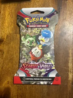 Pokemon Scarlet and Violet Booster Pack English Sealed 10 Cards /Random Pack Art - Image 1