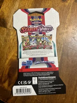 Pokemon Scarlet and Violet Booster Pack English Sealed 10 Cards /Random Pack Art - Image 2