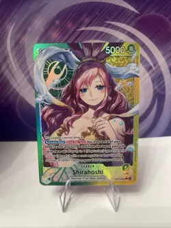 Shirahoshi OP11-022 Alt art Alternative art Leader Card English One Piece TCG - Image 1