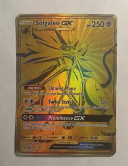 Pokemon TCG Solgaleo GX Black Star Promo Holo Card SM104a - Image 1