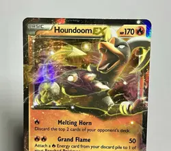 Houndoom EX 21/162 (LP) Ultra Rare XY Series: BREAKthrough 2015 Pokemon Card - Image 3