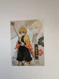 Zenitsu Agatsuma Demon Slayer Rare Glossy Card NM CCG Anime Manga So the Dream - Image 1