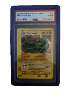 Pokemon TCG Machamp Holo Rare Card 16/165 Expedition Base Set - Image 1