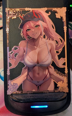Rappa Honkai Star #39/100 Waifu Gold Premium Metal Card Anime Goddess Story - Image 1