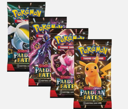 NEW & SEALED 4X PALDEAN FATES BOOSTER PACKS FULL ART SET POKEMON CARDS TCG - Image 1