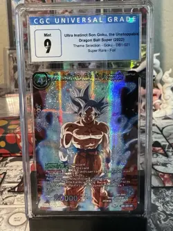 Dragon Ball Super Card Game Ultra Instinct Son Goku, the Unstoppable Graded Foil - Image 1
