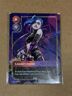 Riftbound JINX Loose Cannon METAL Card Houston Prize Wall Exclusive Promo - Image 1