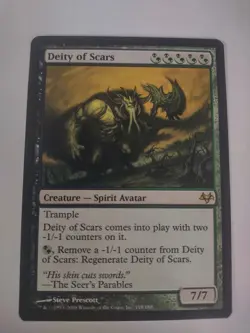 Deity of Scars Eventide NM Black Green Rare MAGIC THE GATHERING CARD - Image 1